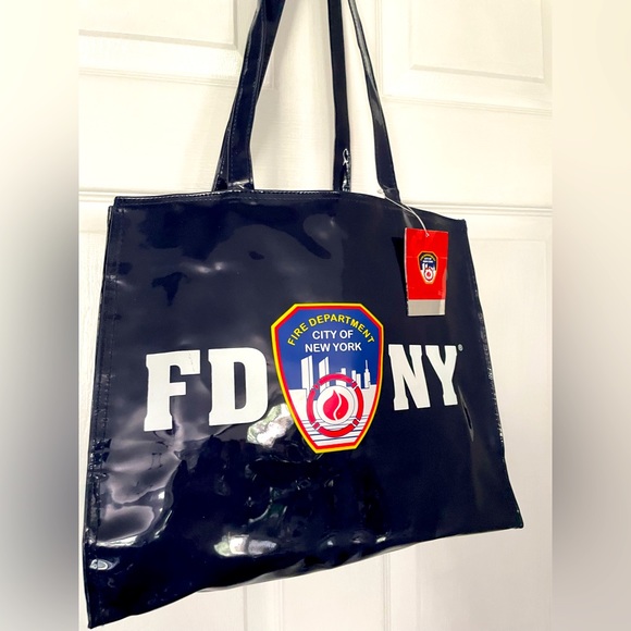 NWT Fire Dept City of NY - FDNY Navy Tote - Picture 5 of 14